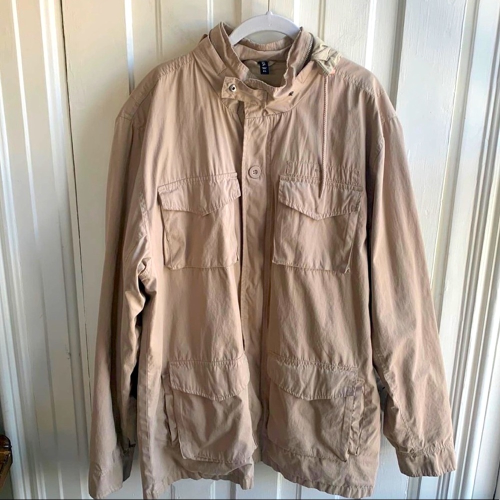 RVCA Khaki Hooded Jacket